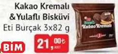 ETİ BURÇAK KAKAO KREMALI &YULAFLI BİSKÜVİ